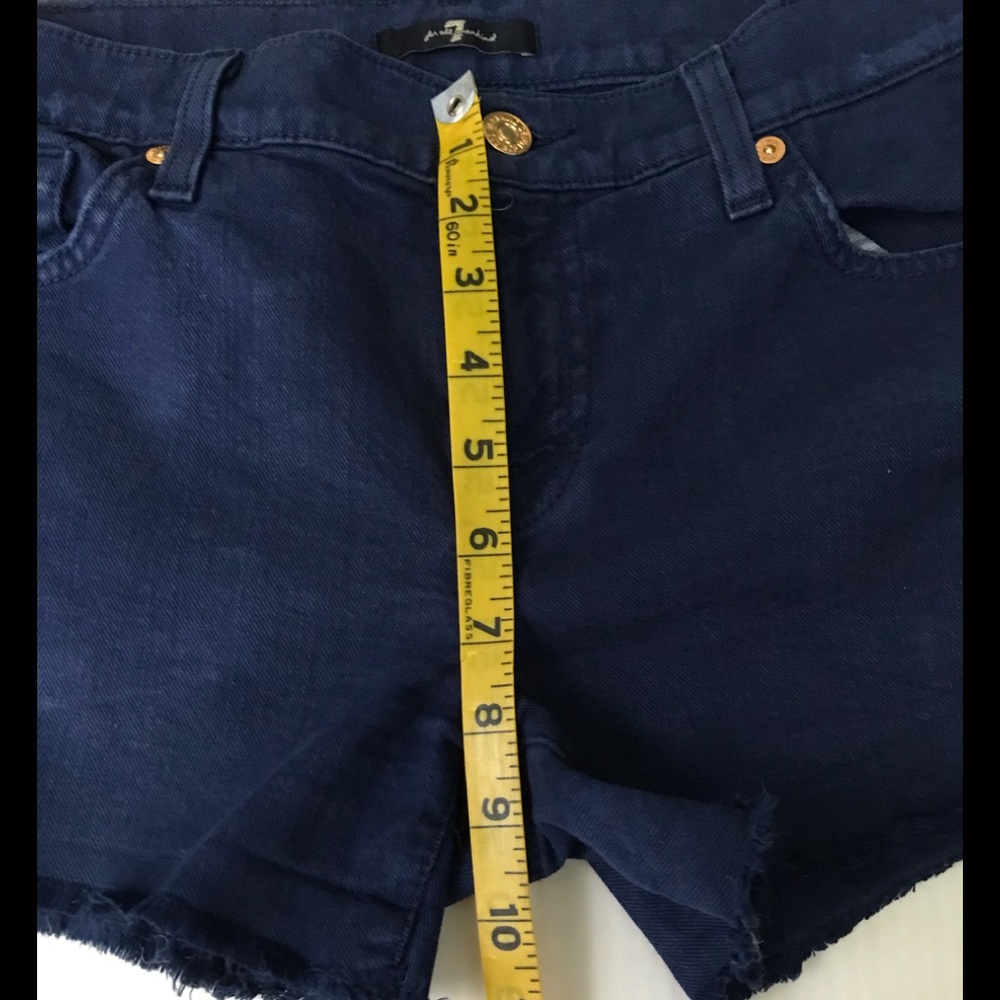 7 For All Mankind Denim Cutt Off - Picture 12 of 16